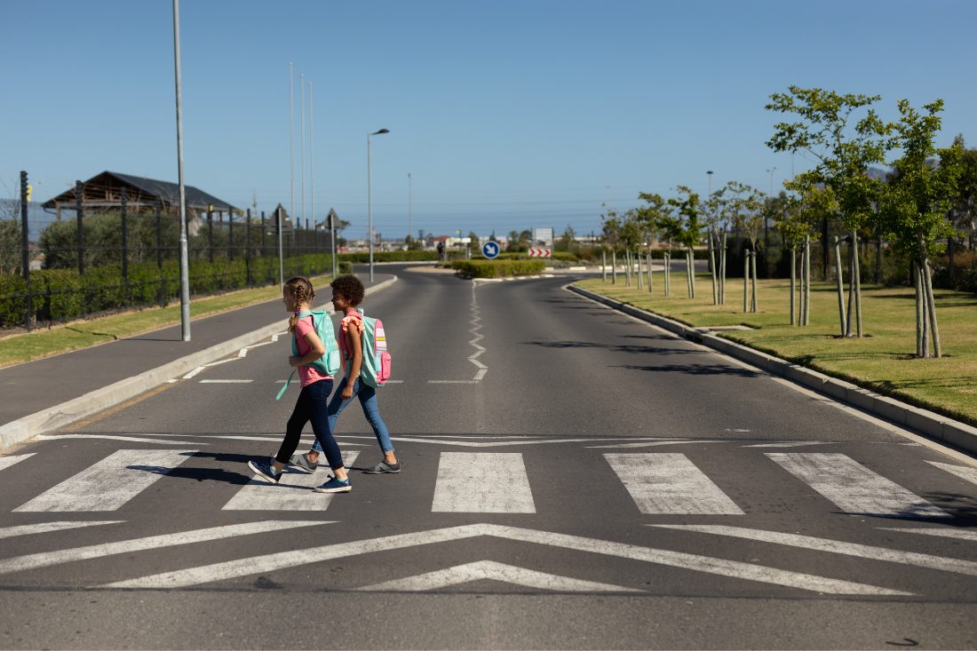 Panneau de traversée d’enfants